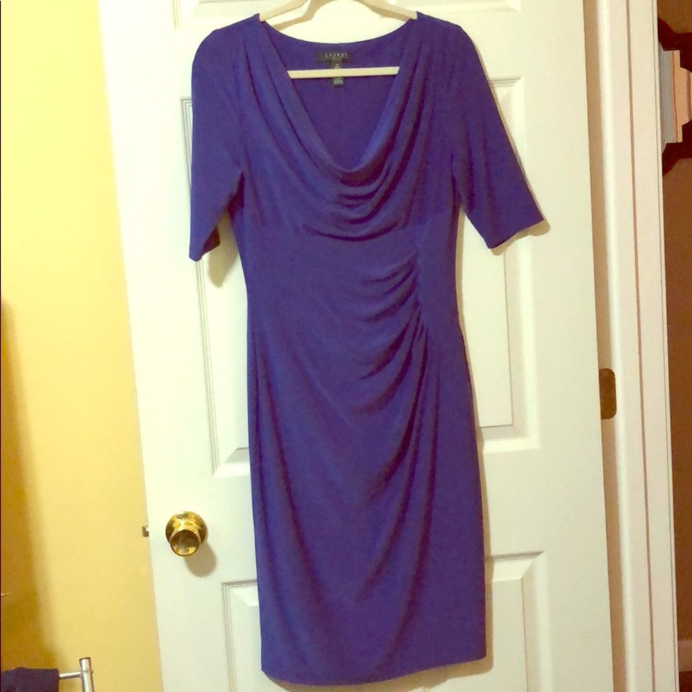 Like new Ralph Lauren blue dress